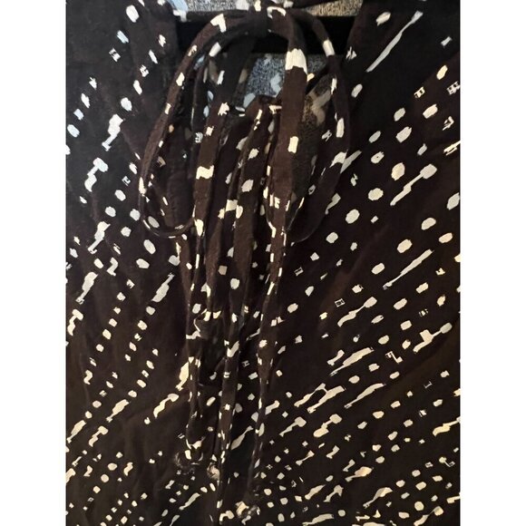 Wet‎ Seal Women's Small Black & White Rayon Dress - Picture 4 of 9